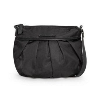 MANGO MNG Lightweight Nylon Pleated Sling / Cross BodyBag (Black) April 2018 - 2 MANGO MNG Lightweight Nylon Pleated Sling / Cross BodyBag (Black) - 2