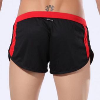 Men Loose Soft And Comfortable Printed Cotton Boxer Shorts Black May 2018 - 2 Men Loose Soft and Comfortable Printed Cotton Boxer Shorts Black - 2