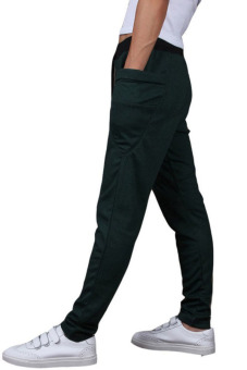 Men's Big Side Pockets Slim Drawstring Jogger Sweatpants (Green) April 2018 - 3 Men's Big Side Pockets Slim Drawstring Jogger Sweatpants (Green) - 3