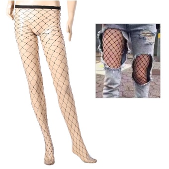 Thigh High Stockings Fishnet Hollowed Black Stretchy LeggingsSocks#1 - Intl June 2018 - 4 Thigh High Stockings Fishnet Hollowed Black Stretchy LeggingsSocks#1 - intl - 4
