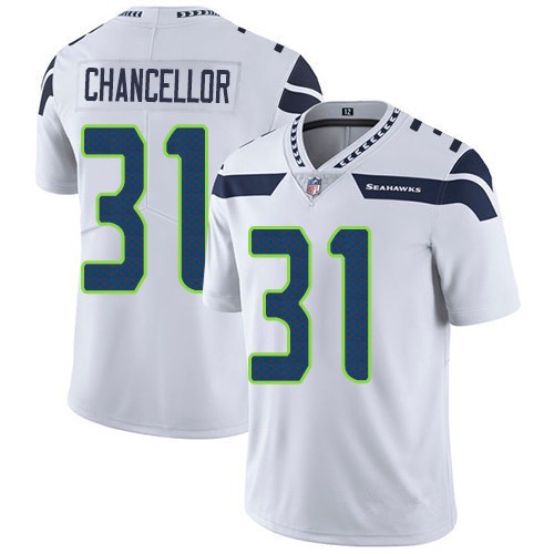 Seattle Seahawks Nike Road Game Jersey White Quandre Diggs Mens