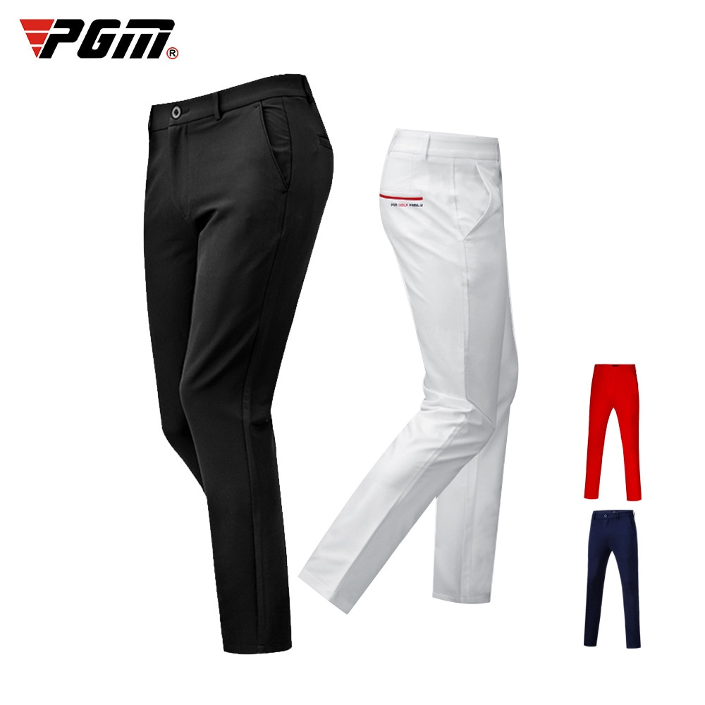 PGM Golf Tennis Men s Long Slim Trousers Spring Autumn High Elastic Sports