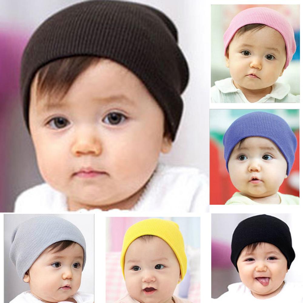 ADG Unisex Boy Soft Girl Cute Baby Hat Winter Warm Knitted Crochet Beanie Cap