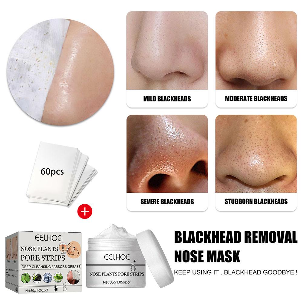 Blackhead Remover Nose Strips 60psc Paper Tearable Nasal Deep Mask Skin