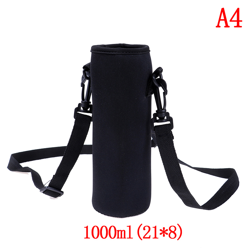 [TM Store] 420ml-1500ml Water Bottle Carrier Insulated Cover Bag Holder Strap Travel - 2