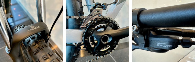 Polygon Xtrada 5 Trail Ready Mountain Bike | Shimano Deore M4100 2x10 Speed · v8