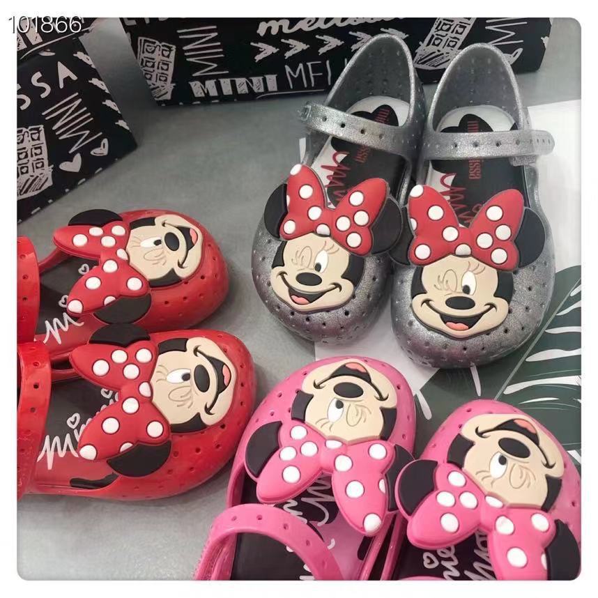 Giày Trẻ Em Melissa Giày Lỗ Rỗng Melissa Mickey Giày 2019 Mẫu Mới Giày Thạch