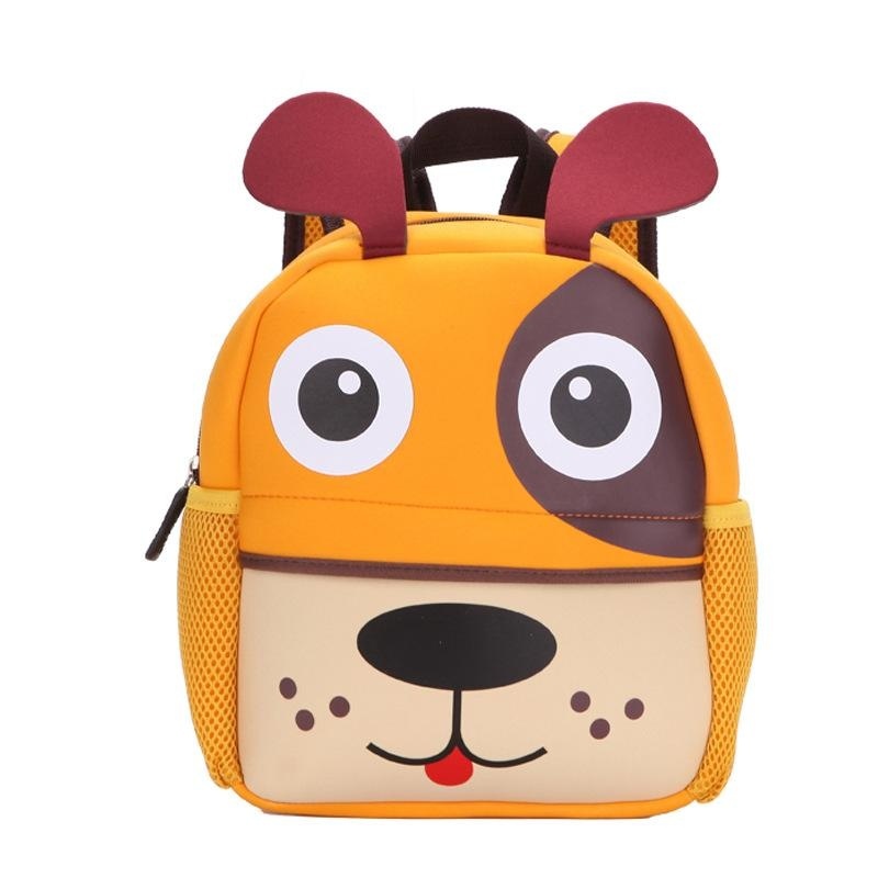 3D Cute Animal Backpack Kids School Bags - Dog - intl