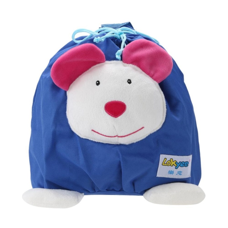 Baby Mini Cartoon Backpack Portable Schoolbag Toy (Light Blue) - intl