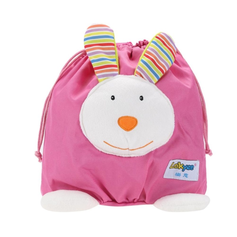 Baby Mini Cartoon Backpack Portable Schoolbag Toy (Pink) - intl