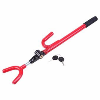 Extendable Anti-theft Steering Wheel Lock Double Hook Car Van Steel Security June 2018 - 2 Extendable Anti-theft Steering Wheel Lock Double Hook Car Van Steel Security - 2