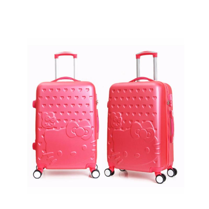 Hello Kitty Luggage (Rose) Size : 24inch (With Suitcase)