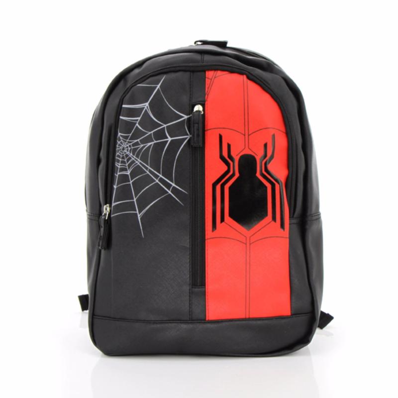 Kidztime X Marvel Spiderman Backpack 16" Black and Red