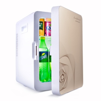 Mini Fridge Refrigerator Dormitory Heating Box for Cosmetics Refrigerated Dual-purpose Car - intl