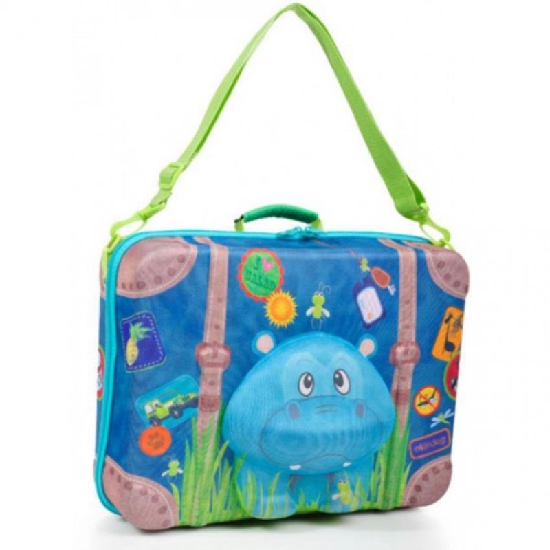 Okiedog Wildpack Suitcase - Hippo