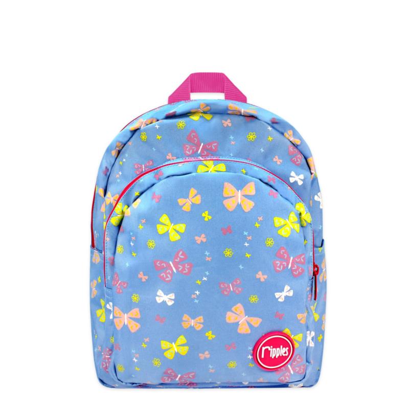 Ripples Kids Backpack Myra Butterfly (Mid Blue)