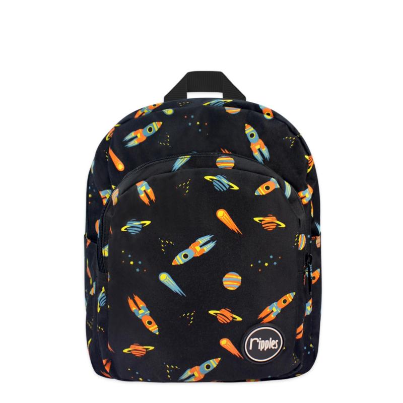 Ripples Kids Backpack Space Rocket (Black)