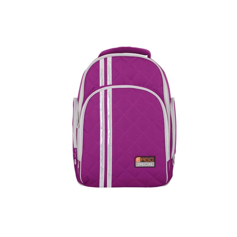 Tiger Family Ergonomic Schoolbag - Rainbow (Purple)
