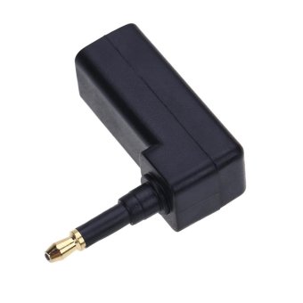 Toslink Digital Optical Female to 3.5mm Mini Plug Male Audio Adapter(Black) -