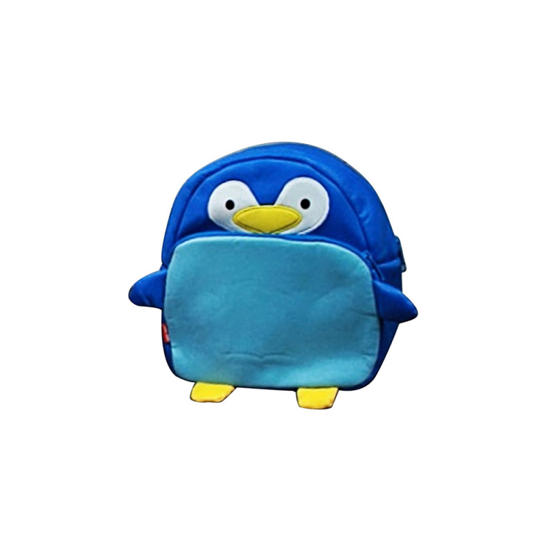 Unisex Children Kids Baby PU Leather Cartoon Animal School Bag
Schoolbag Backpack for 1-8 Years Old Baby Penguin