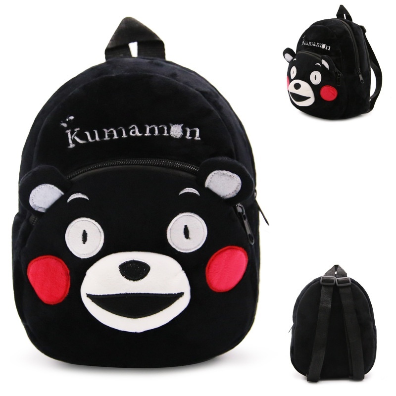 ZZOOI high quality japan kumamoto baby child plush cute mini backpack - intl