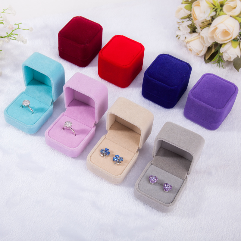 Flannelette Ring Box Ring Gift Box