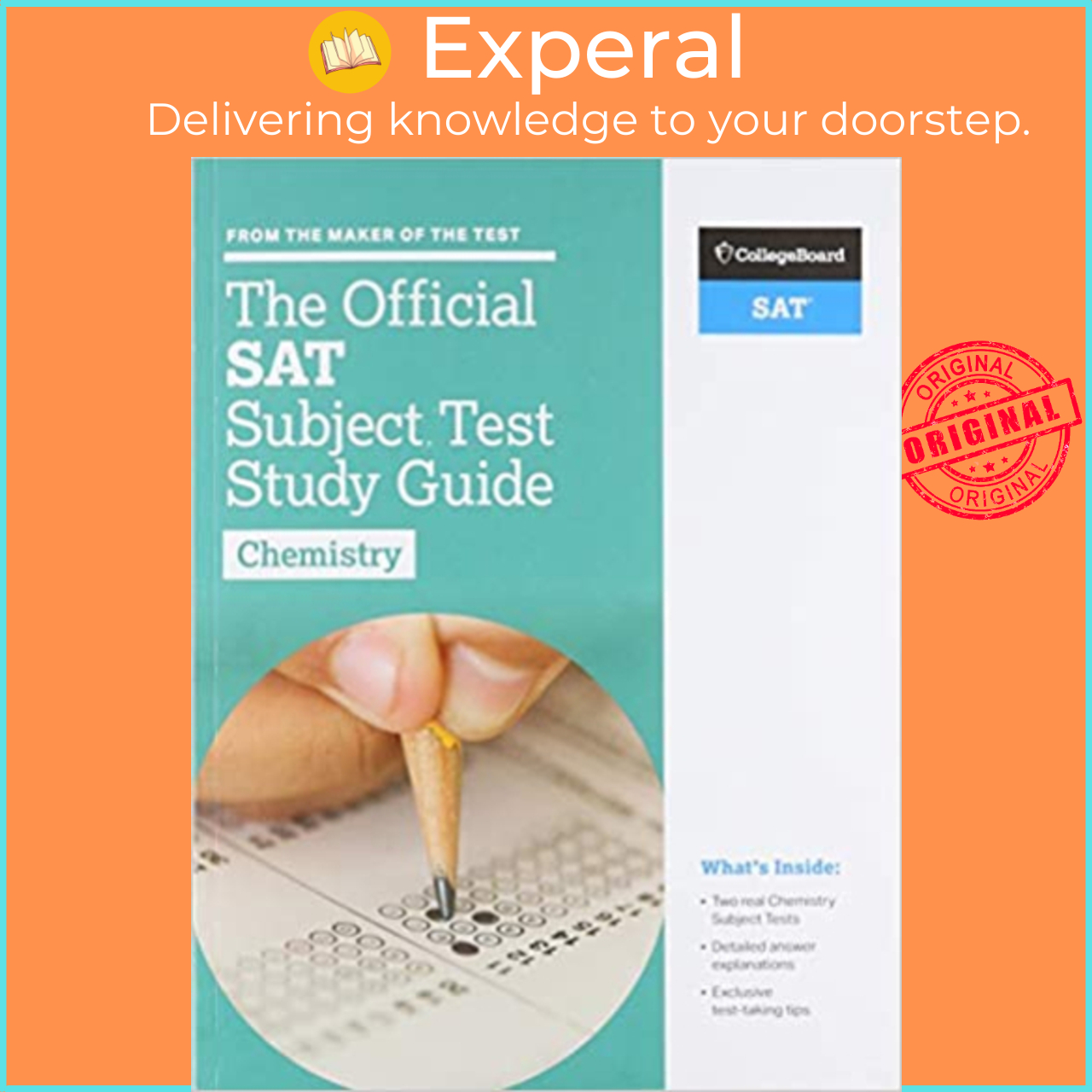 Sách - The Official SAT Subject Test in Chemistry Study Guide by The College Board (US edition, paperback)