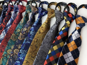 ภาพหน้าปกสินค้า8Cm แฟชั่นผู้ชายผูกลาย Soild ดอกไม้ลาย Paisley Leisure Ties ง่ายขี้เกียจเนคไทมีซิปพรรคเนคไท ซึ่งคุณอาจชอบสินค้านี้