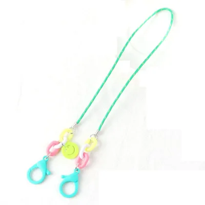 NIQUE Cute Boys Girls Adjustable Smiley Shape Glasses Neck Lanyards Anti-lost Chain Glasses Chain Glasses Rope (12)