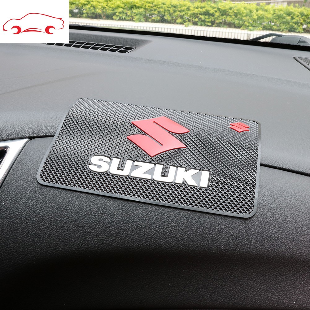 Thảm chống trượt Bảng điều khiển ô tô Tấm dán chống trượt cho Suzuki Vitara Swift XL7 Presso Dzire Jimny Ciaz Celerio Ertiga