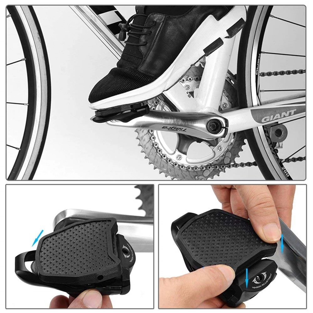 YONGCIXU แป้นจักรยานอุปกรณ์รถจักรยาน SPD Pedals KEO เหยียบจักรยานเสือหมอบคันเหยียบไร้คลิปแป้นเหยียบอะแดปเตอร์แป้นจักรยานอะแดปเตอร์คันเหยียบแป้นจักรยานแปลงแป้นถีบจักรยาน Cleat