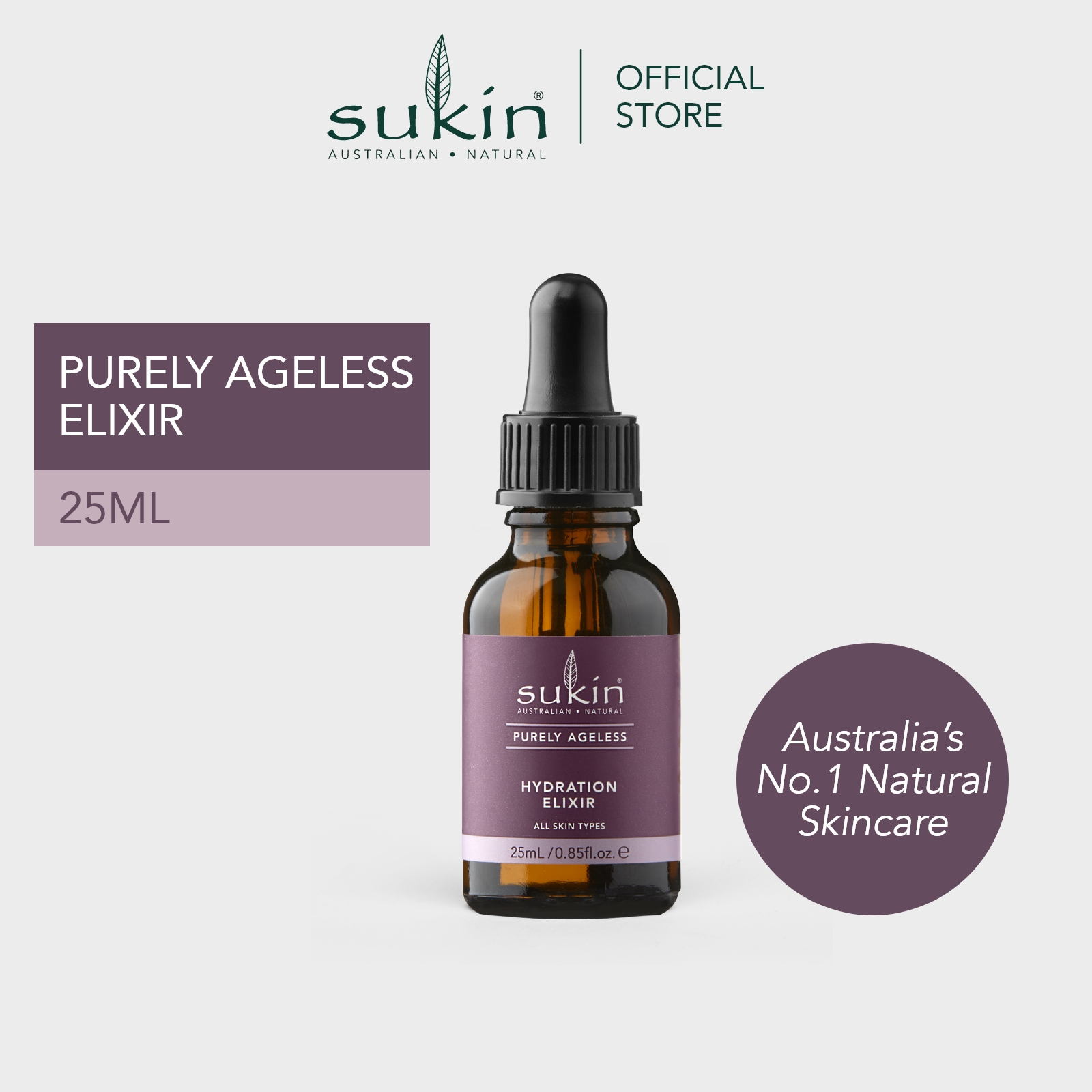 Gambar SUKIN HYDRATION ELIXIR l PURELY AGELESS (25ML)