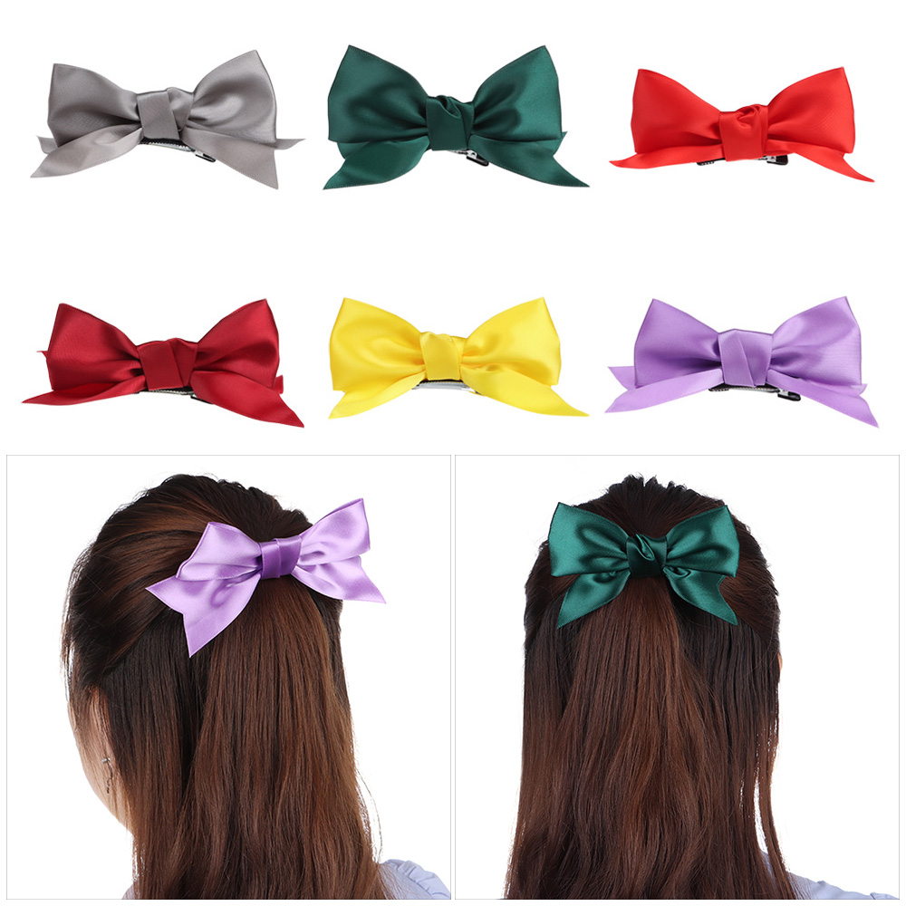 DAOQIWANGLUO Colorful Multi Style Girls Fashion Hair Accessories Bow Tie Hairpins Hair Barrettes Hair Clips Big Bow