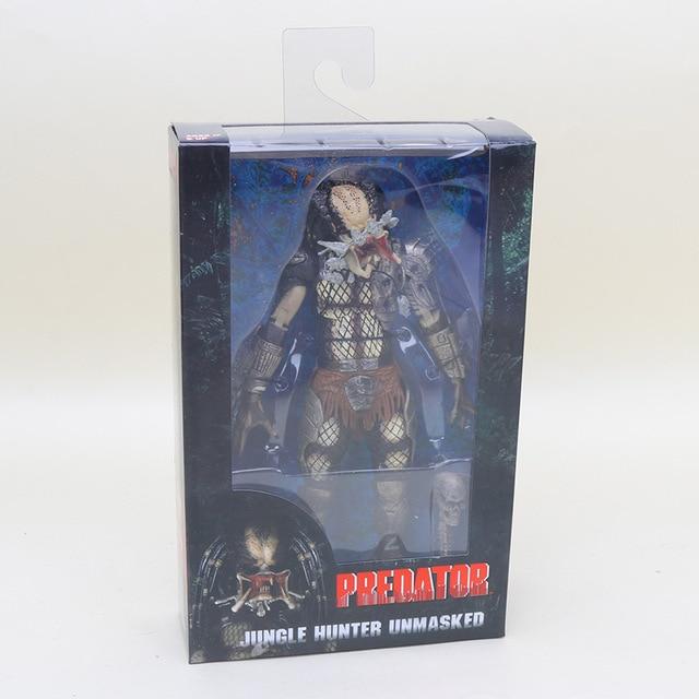 20ซม. NECA ฟิกเกอร์พรีเดเตอร์ตราชั่งสำหรับล่าสัตว์ป่า P1รุ่น Jungle Demon คอนกรีตกลุ่มผู้นำหุ่นพีวีซีของเล่นโมเดล