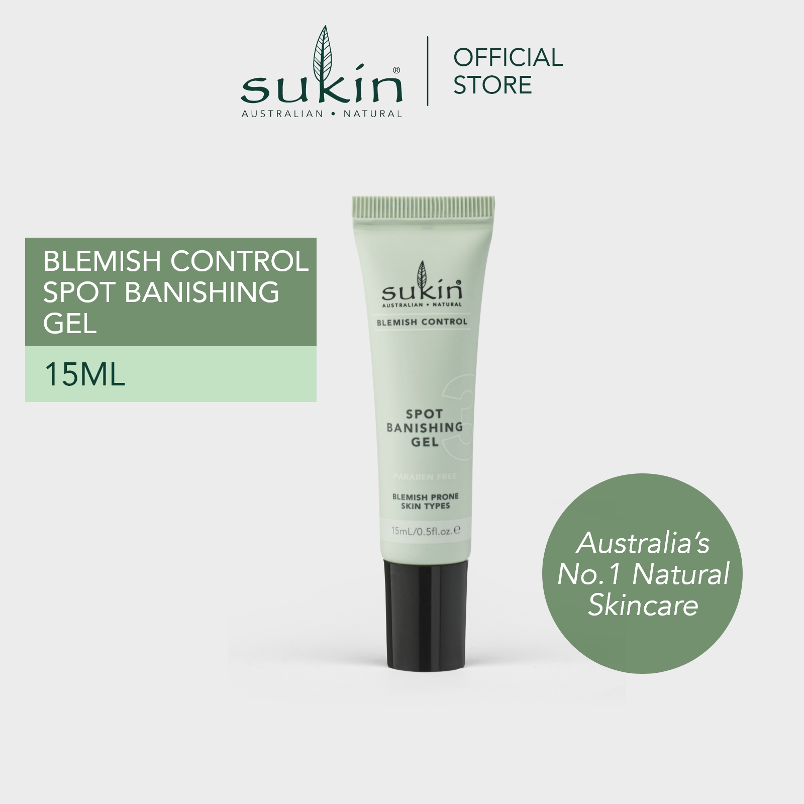Gambar SUKIN SPOT BANISHING GEL l BLEMISH CONTROL (15ML)