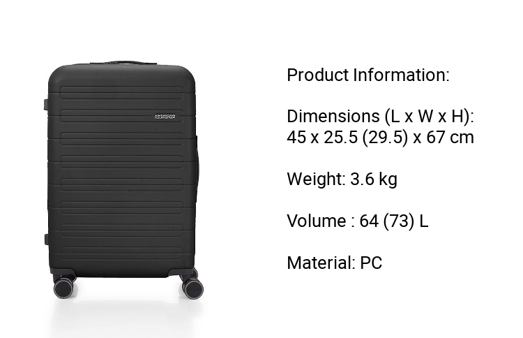 American Tourister Novastream 2-PC-SET A (SP55/67E T SEC ZIP)