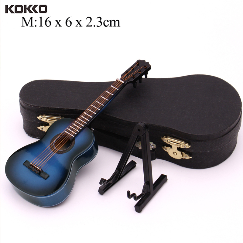 Guitar Mini, Mô Hình Thu Nhỏ, Đàn Guitar Cổ Điển Thu Nhỏ Nhạc Cụ Mini Bằng Gỗ Bộ Sưu Tập Mô Hình