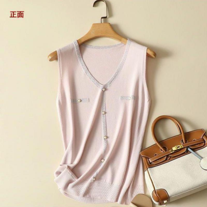 KNIT VEST  BLACK