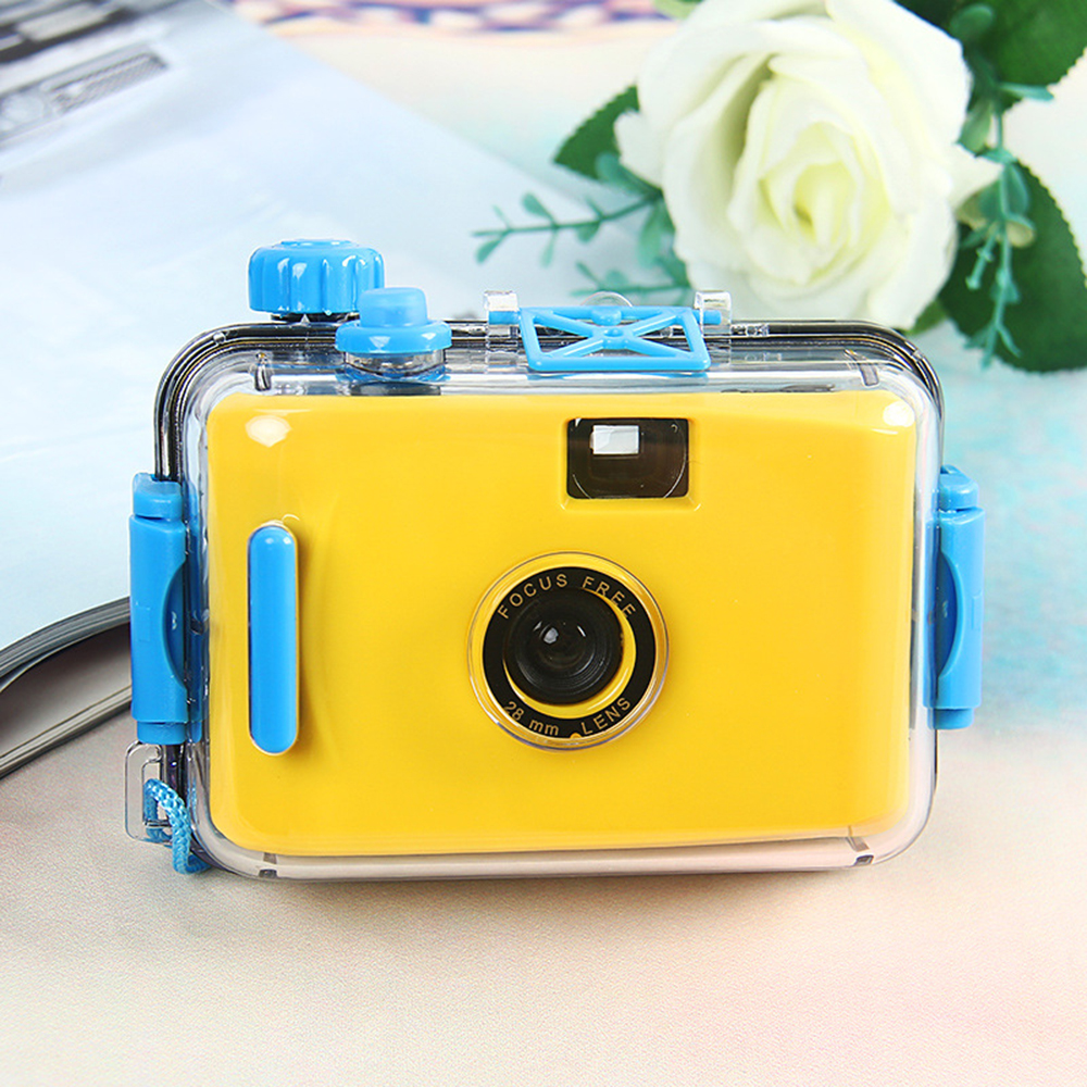 Guze (มีในสต็อก) กล้องถ่ายรูปเด็ก Non-disposable Camera Film Camera กล้อง LOMO กันน้ำและกันกระแทก (ไม่ต้องใช้แบตเตอรี่)