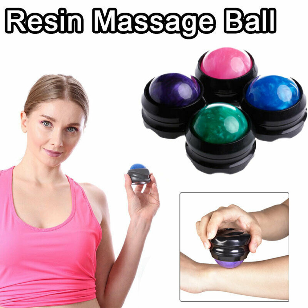 SRHFGNGN Hand Rolling เท้ากล้ามเนื้อ Relaxer ความเครียด Hip อุปกรณ์ฟิตเนสนวดลูกบอลลูกกลิ้งนวด Body Therapy
