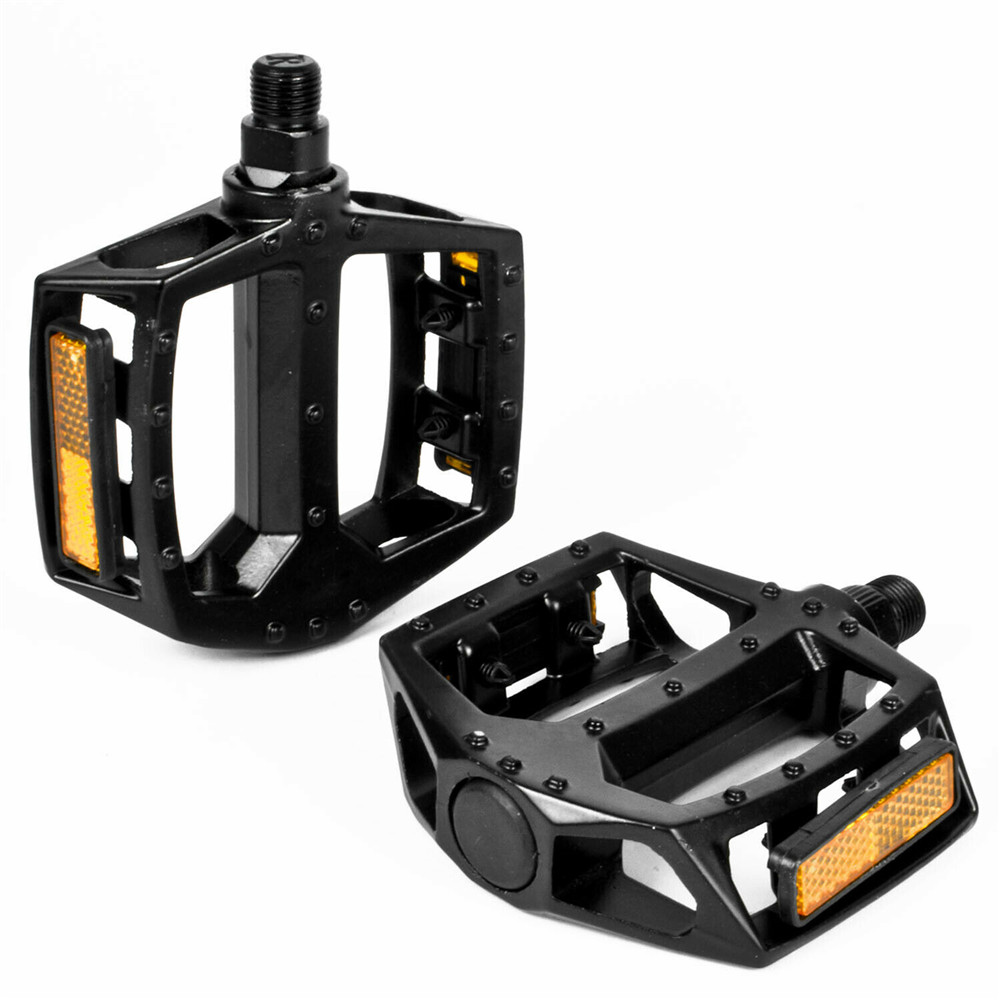 SIKOU30 1 Pair Wide Universal Aluminium Alloy MTB Flat Platform Pedaling Mountain Bike Pedals Bicycle Pedals Cycling Accessories