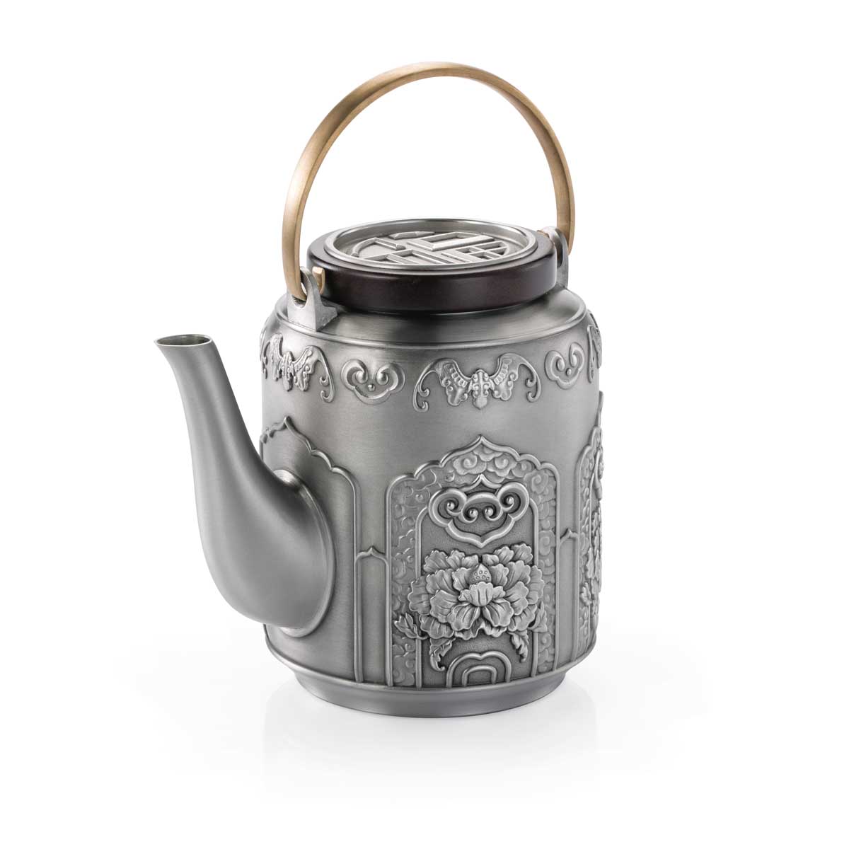 Gambar Royal Selangor Five Blessings Collection Pewter Teapot Gift