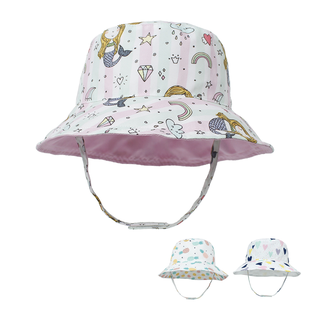 YANYAN เด็กทารกหญิงน่ารักหมวกทารกหมวกชายหาดหมวกแก๊ปสำหรับเด็กเด็กหมวกบังแดด UPF 50 + หมวกทรงบักเก็ตหมวกเด็กผู้ชายหมวกทารก