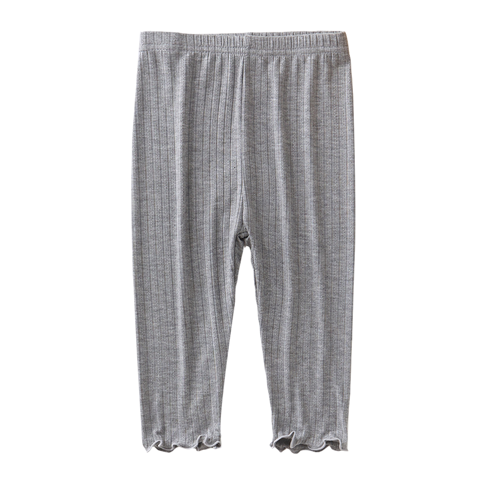 【Hàng có sẵn】quần legging nữ quần thoáng khí cực ngầu Quần lửng hoa màu trơn kiểu hàn quốc mỏng mùa hè cho trẻ em 2-7 tuổi