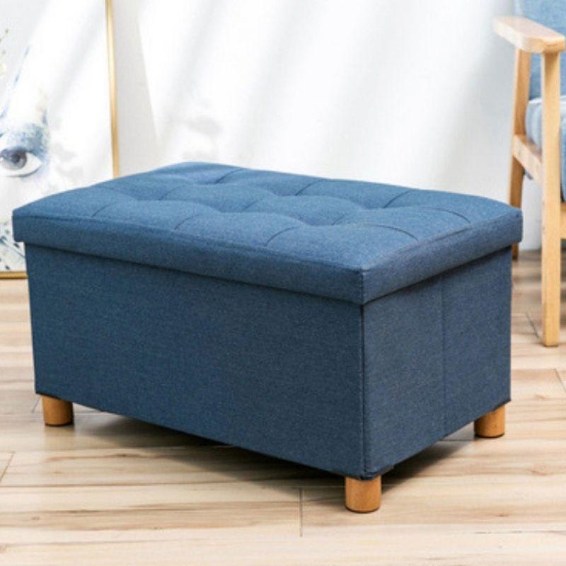 Ottoman Storage Bench For Office Living Guest Side Seat Kids