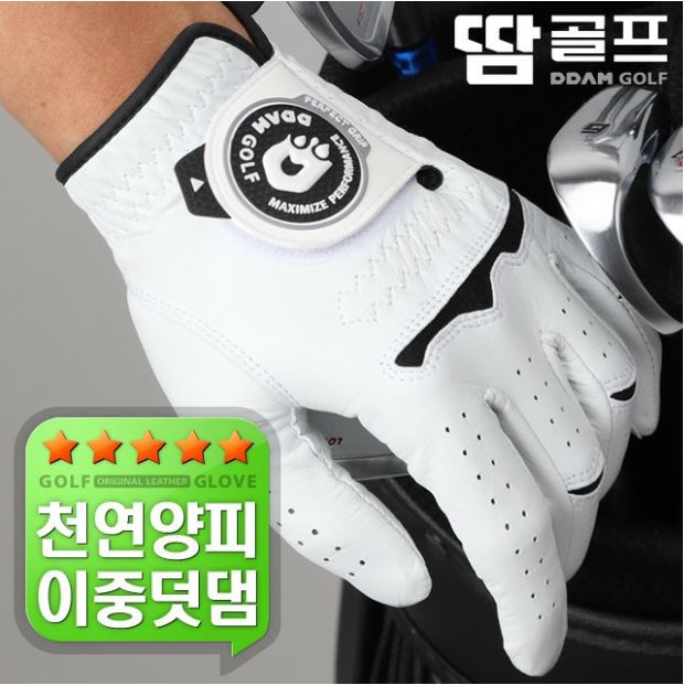 DDAM Left Hand Half Sheepskin Golf Gloves for Men