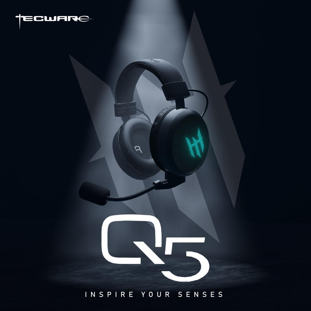 Tecware Q5 RGB Gaming Headset with Mic 