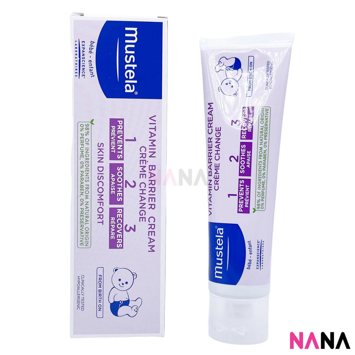 Mustela 1-2-3 Vitamin Barrier Cream 100ml for All Skin Types (EXP:05 2027)