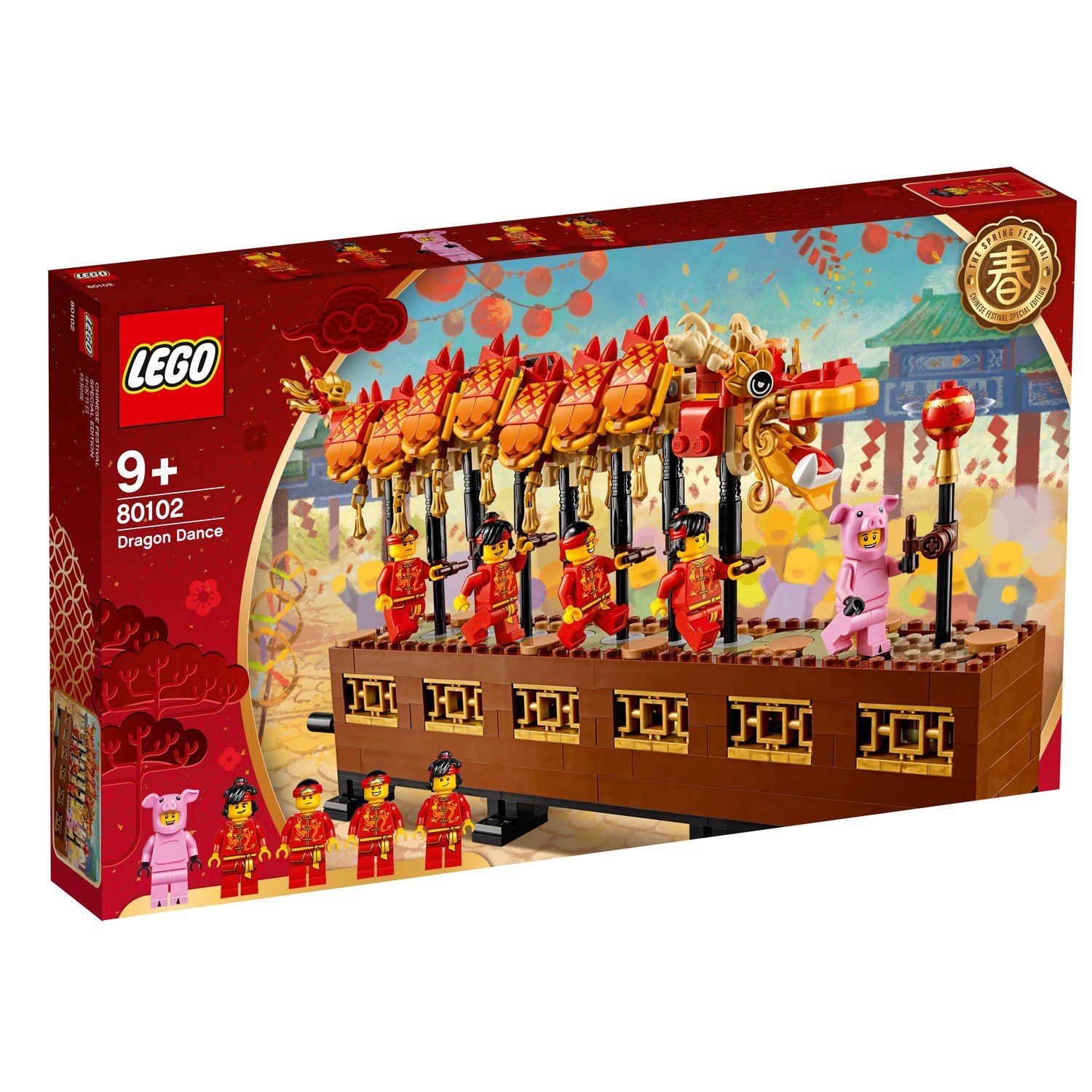 Lego 80102 Dragon Dance Chinese New 