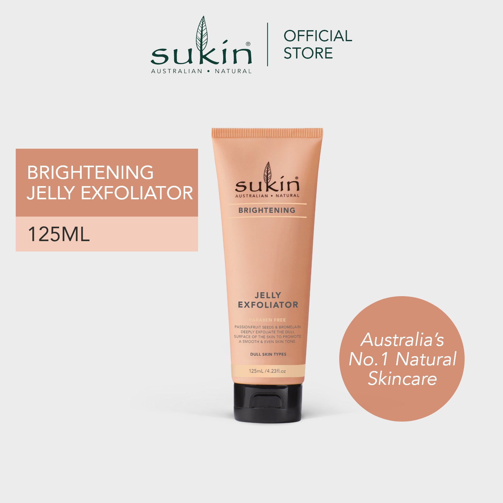 Gambar SUKIN JELLY EXFOLIATOR  BRIGHTENING 125ML